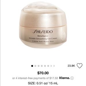 Shiseido Benefiance Wrinkle Smoothing Eye Cream